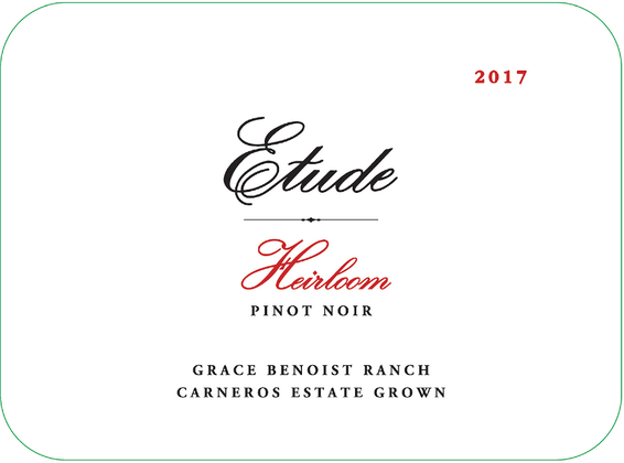2017 Etude Heirloom Grace Benoist Ranch Carneros Pinot Noir